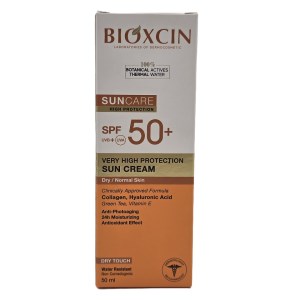 ضد آفتاب bioxcin مناسب پوست خشک و نرمال