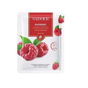 ماسک ورقه ای رایحه ی RASPBERRY برند SADORE