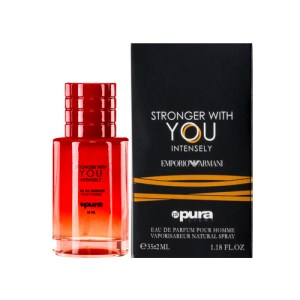 ادکلن pura رایحه stronger with you intensely حجم 35 میل