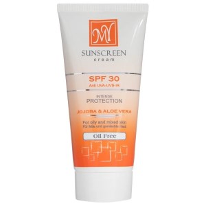 ضد آفتاب مای فاقد چربی بی رنگ spf 30 حجم 50 میل