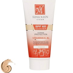 ضد آفتاب مای کرم پودری رنگی spf 60حجم 50 میل