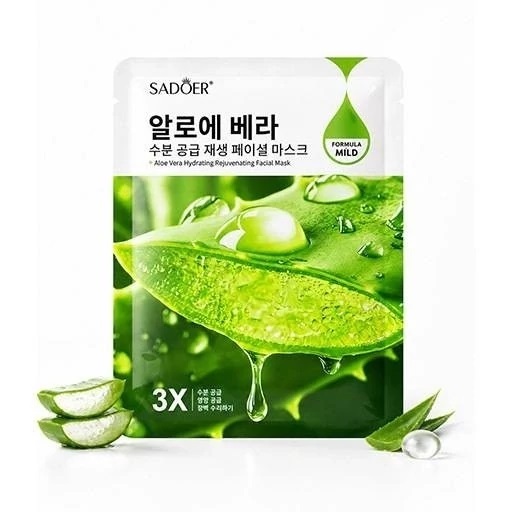 ماسک ورقه ای رایحه ی ALOE VERAبرند SADORE