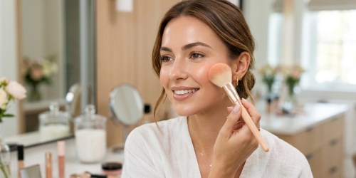 نحوه صحیح رژگونه زدن